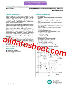gtpav|MAX16923GTPAV Datasheet(PDF) .